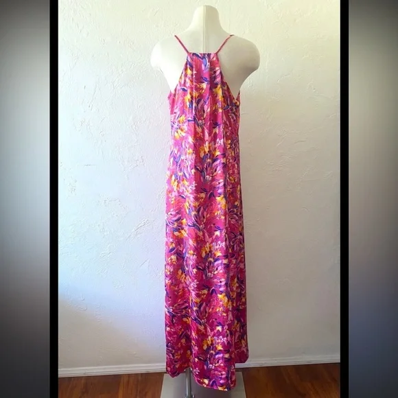 Nicole Miller Pink and Yellow Floral Dress - Picture 2 of 4